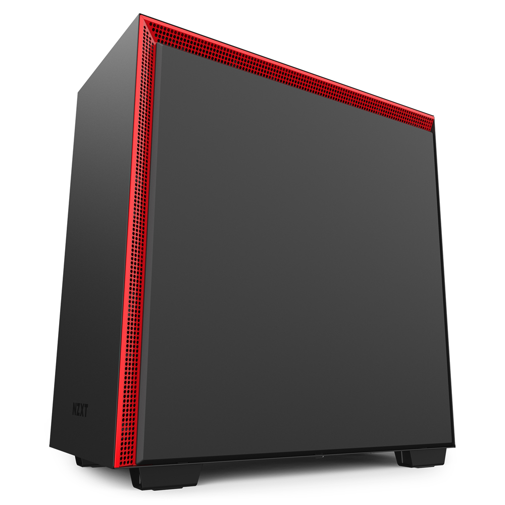 NZXT 710i レッド NZXT Case H710i TG Mid-Tower USB Matte Black Red - Walmart.com